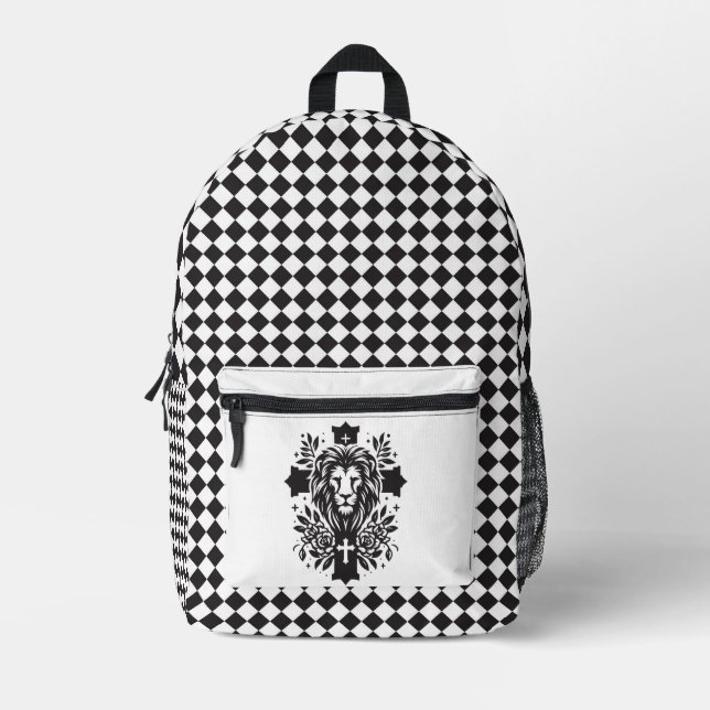 Cabeza De León En La Mochila (Anverso)