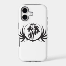 Cabeza de leones negros