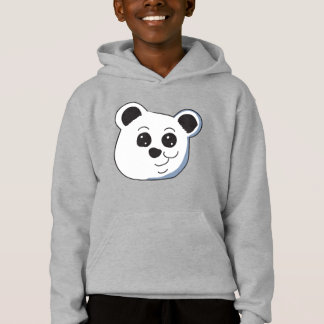 Cabeza de oso panda de dibujos animados