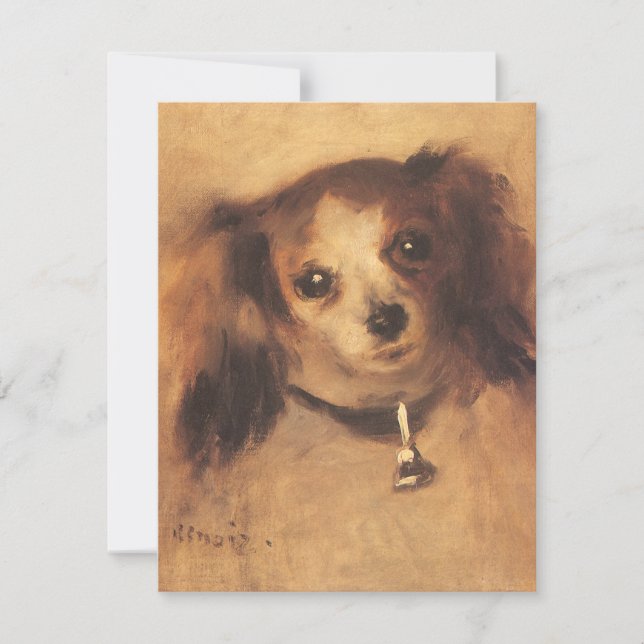 Cabeza de perro de Pierre Renoir, Bella Artes de l (Anverso)