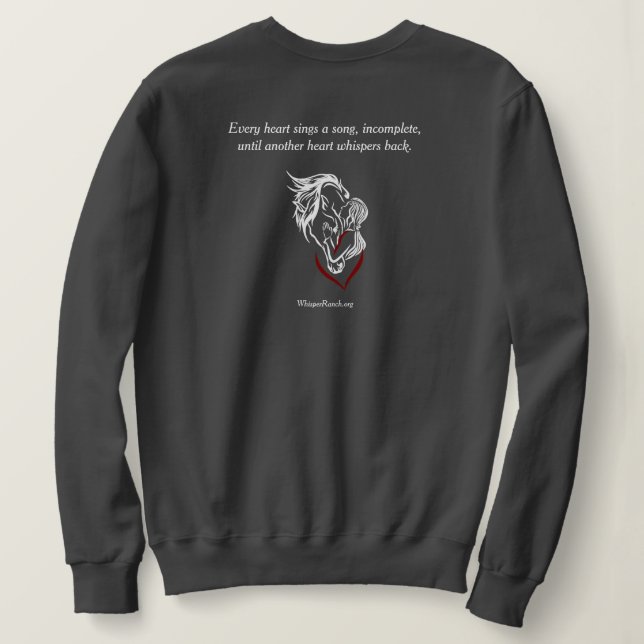 Cabeza de sudadera para mujeres (Reverso del diseño)