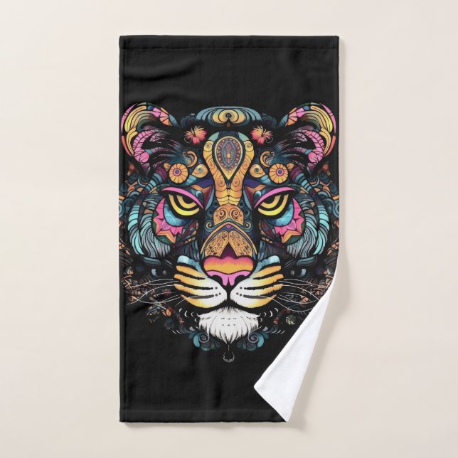 Cabeza de Tigre  (Toalla de mano)
