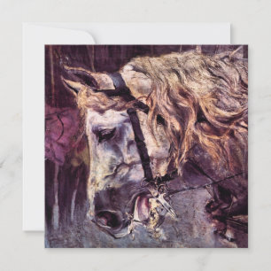 Cabeza de un caballo de Giovanni Boldini, arte vin