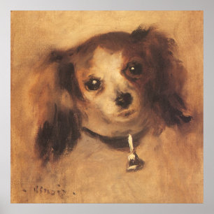Cabeza de un perro por Pierre Renoir, Arte Antiguo