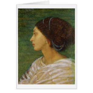 Cabeza de una mujer del mulato, 1861 (el aceite en