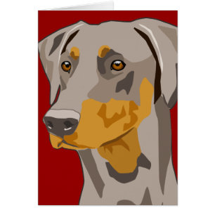 Cabeza del Doberman, cervatillo, Uncropped