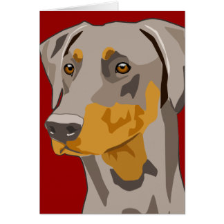 Cabeza del Doberman, cervatillo, Uncropped