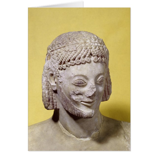 Cabeza del jinete de Rampin, c.550-540 A.C. (Frente)