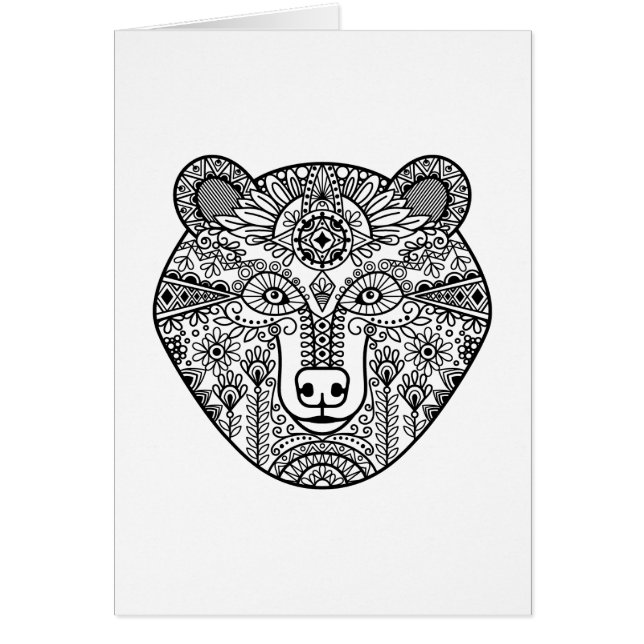 Cabeza del oso del estilo (Frente)