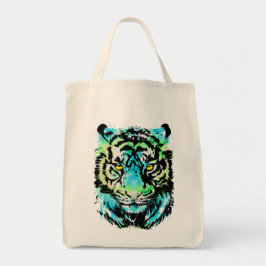 Cabeza del tigre azul - Bolsa de la toga del tigre