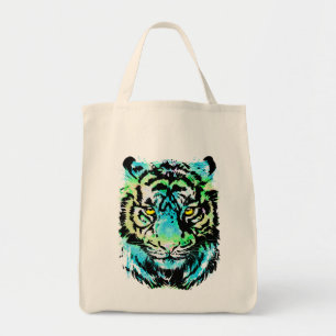 Cabeza del tigre azul - Bolsa de la toga del tigre