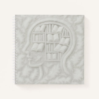 Cabeza Fatery Llena De Libros Blancos (BG Ligero)