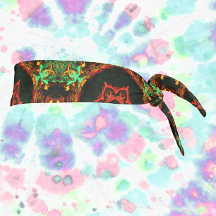 Cabeza hippie psicodélica