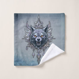 Cabeza mística de lobo.