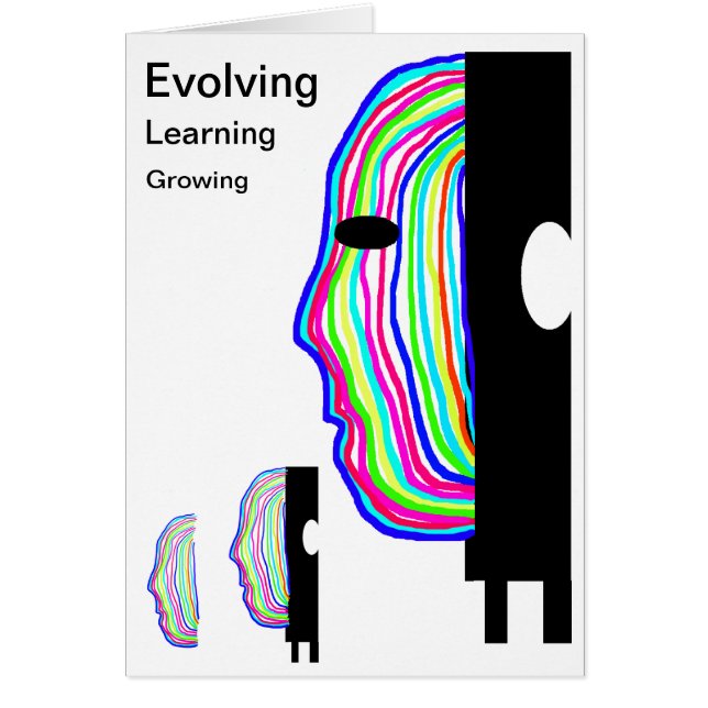 Cabeza personal coloreada multi de desarrollo del (Frente)