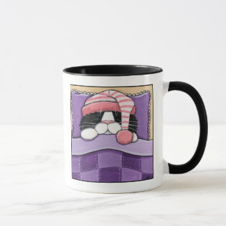 Cabeza soñolienta v.01 - taza caprichosa del gato