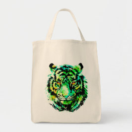 Cabeza verde del tigre - Bolsa de la toga del tigr