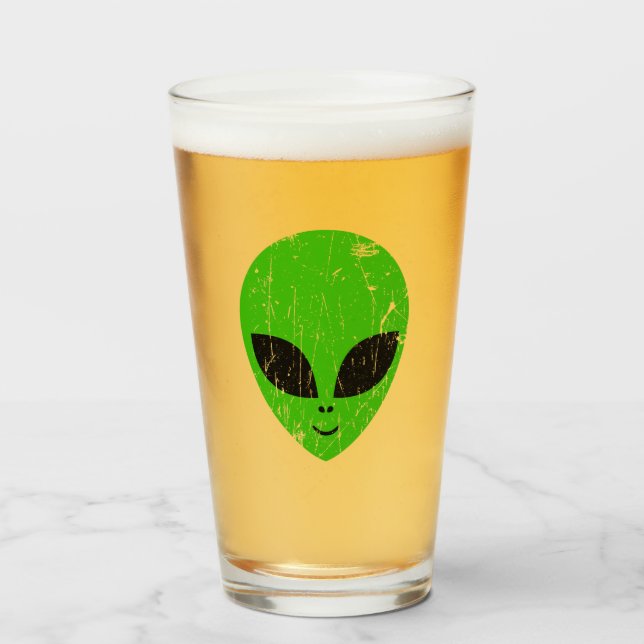 cabeza verde extraterrestre de ciencia ficción ext (Anverso (lleno))