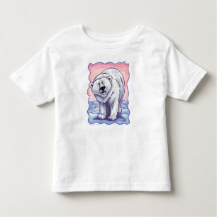 Cabezas cortas y puntas camisetas de oso polar