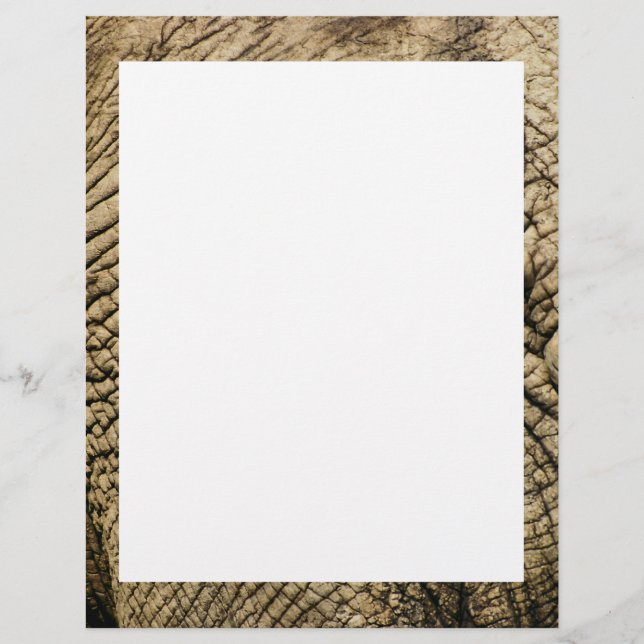 Cabezas de membrete de la piel del elefante - vete (Anverso)