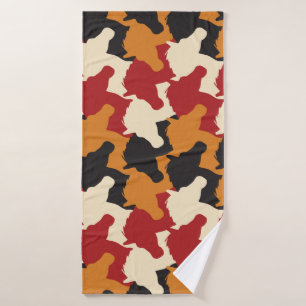 Cabezas de unicornio de camuflaje, patrón de repet