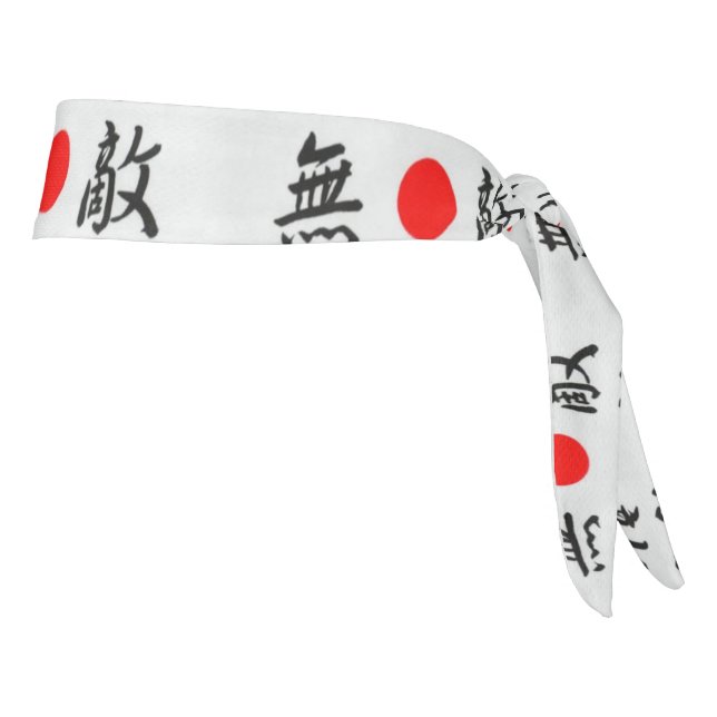 Cabezón japonés Hachimaki MUTEKI (Invencible) Corb (Girar 90)
