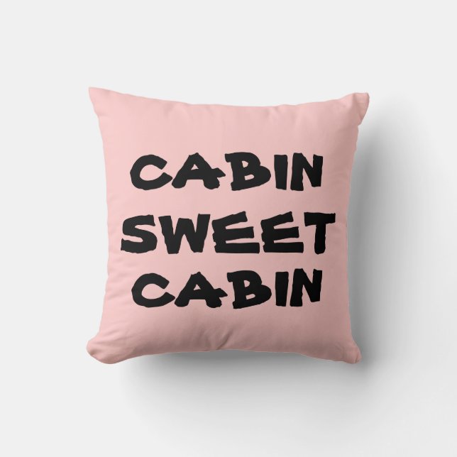 CABIN DULCE DE CABIN, lanzar almohada (Anverso)