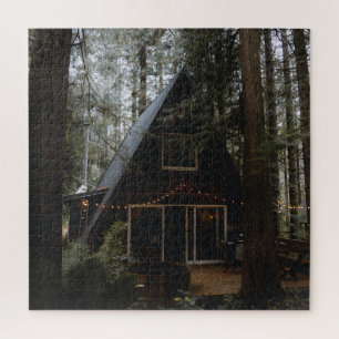 CABINA A-FRAME EN MADERA JIGSAW PUZZLE