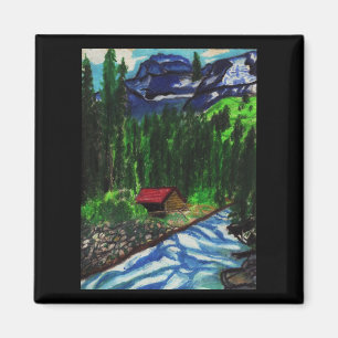 CABINA EN EL IMÁN DE MADERAS