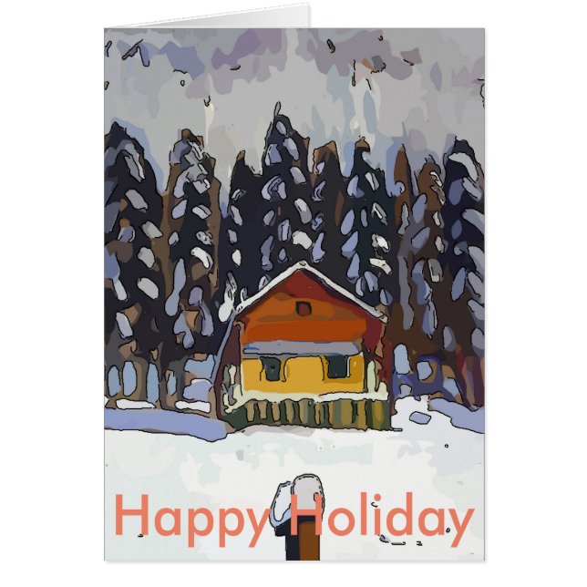 Cabina En Nieve (Frente)