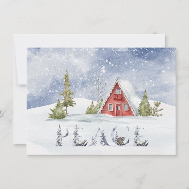 Cabina Roja Snowy | Paz (Anverso)
