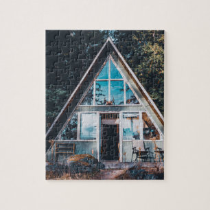 CABINA RÚSTICA A-FRAME JIGSAW PUZZLE