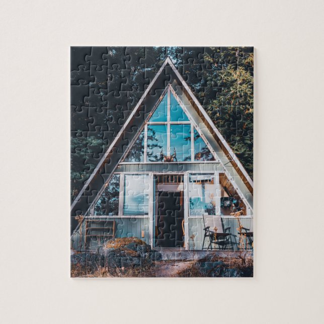 CABINA RÚSTICA A-FRAME JIGSAW PUZZLE (Vertical)