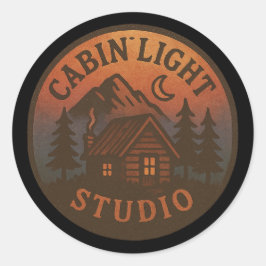 CabinLight Studio Pegatina Redonda