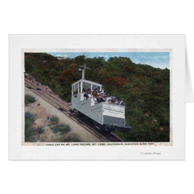 Cable Car on Incline View (Anverso (Horizontal))