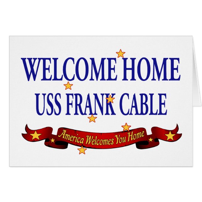 Cable casero agradable de USS Frank (Anverso (Horizontal))