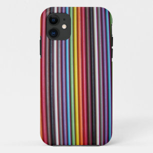 Cable de cinta arcoiris Textura iPhone 5 Funda