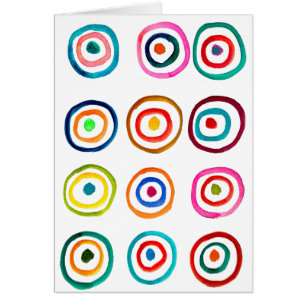 Cables círculos de arcoiris coloridos y extravagan