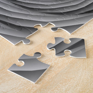 Cables enrollados en rompecabezas blanco y negro