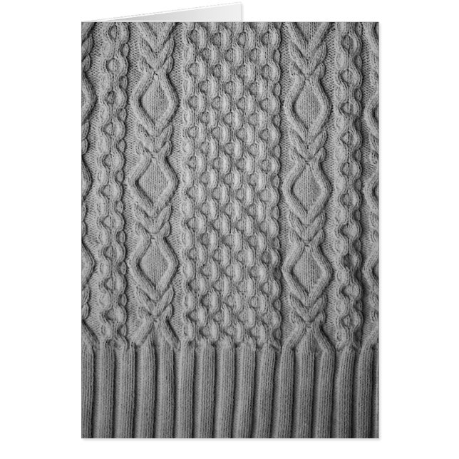 Cables hechos punto borrachín (Frente)