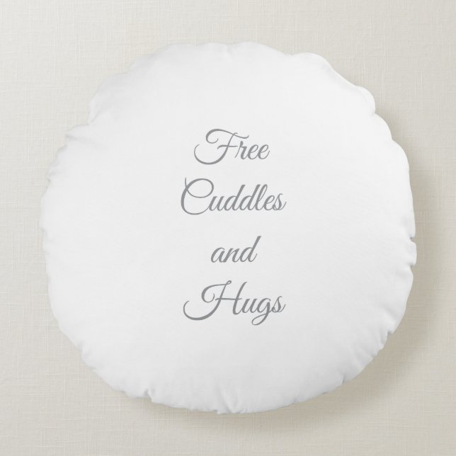 Cables libres y abrazos lanzan almohada (Anverso)