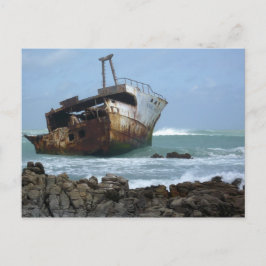 Cabo Agulhas, África, postal de Shipwreck