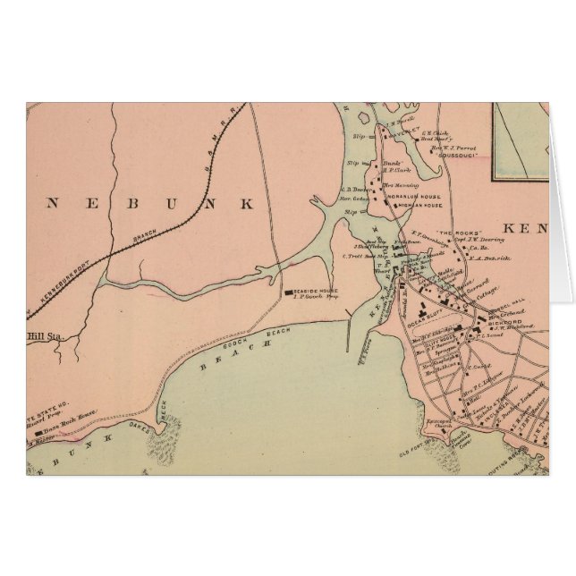 Cabo Arundel, Kennebunkport, Maine (Anverso (Horizontal))