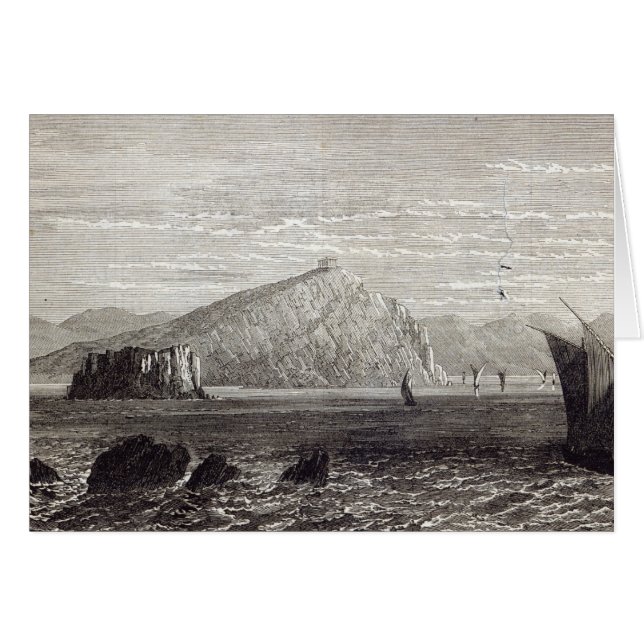 Cabo Colonna, con ruinas del Templo de (Anverso (Horizontal))