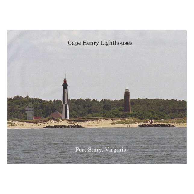 Cabo Henry Lighthouses manteles (Frente (Horizontal))