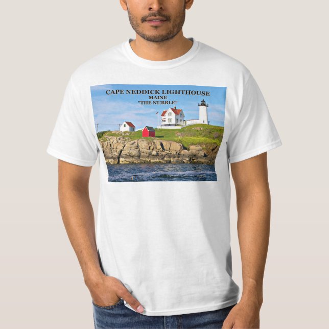 Cabo Neddick, camiseta del faro "de la (Anverso)