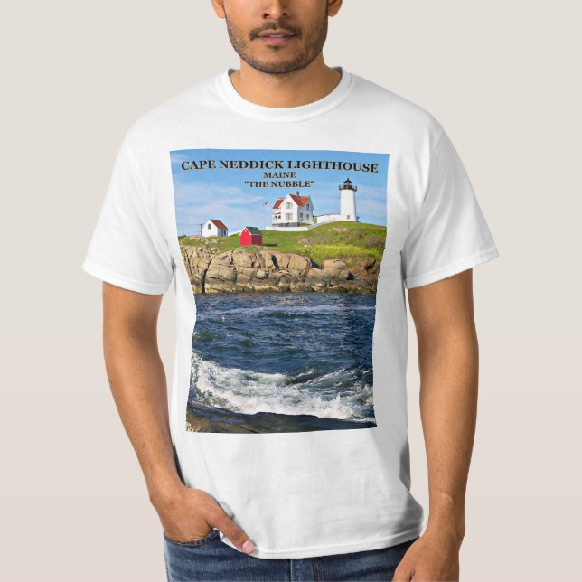 Cabo Neddick, camiseta del faro "de la (Anverso)