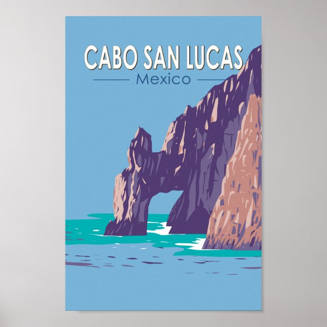 Cabo San Lucas Arch México Viaje de arte (Frente)