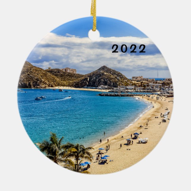 Cabo San Lucas, playa Medano, ornamento cerámico (Atrás)