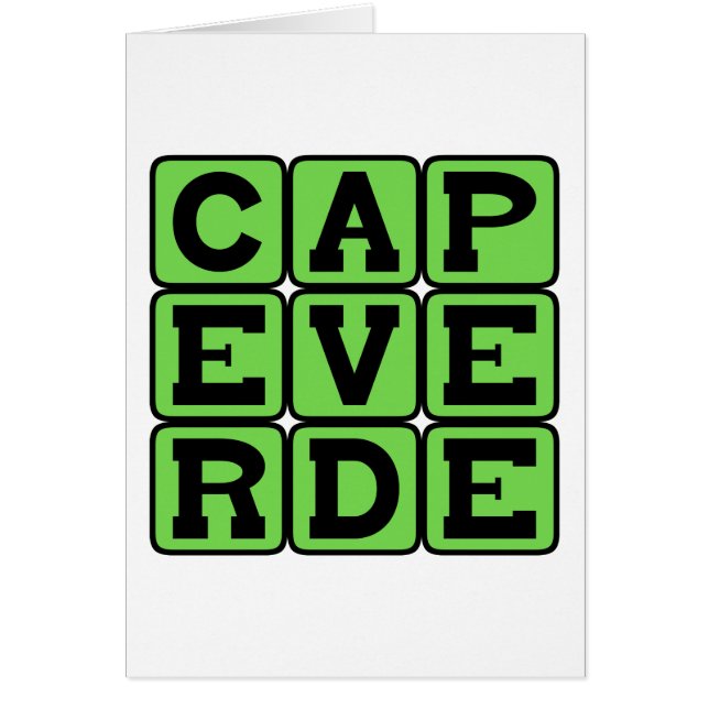 Cabo Verde, país en África (Frente)